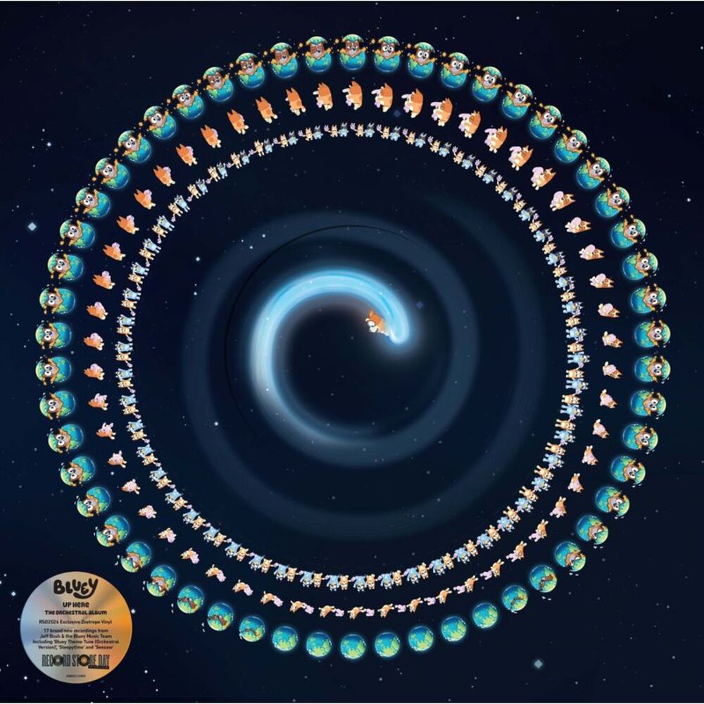 Bluey - Up Here - Limited RSD 2026 Zoetrope Picture Disc Vinyl  LP LP